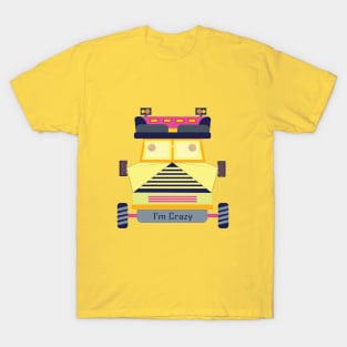 Crazy Truck Driver T shirt T-Shirt